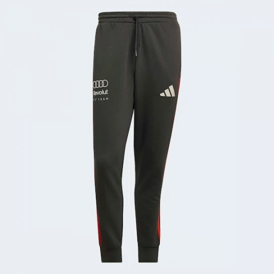 Foto van product ADIDAS PERFORMANCE Sportbroek 'Audi Formula One Team DNA' donkergrijs / rood / wit