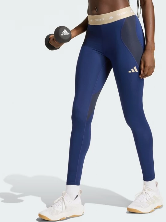 Foto van product ADIDAS PERFORMANCE Sportbroek crème / marine / donkerblauw / wit