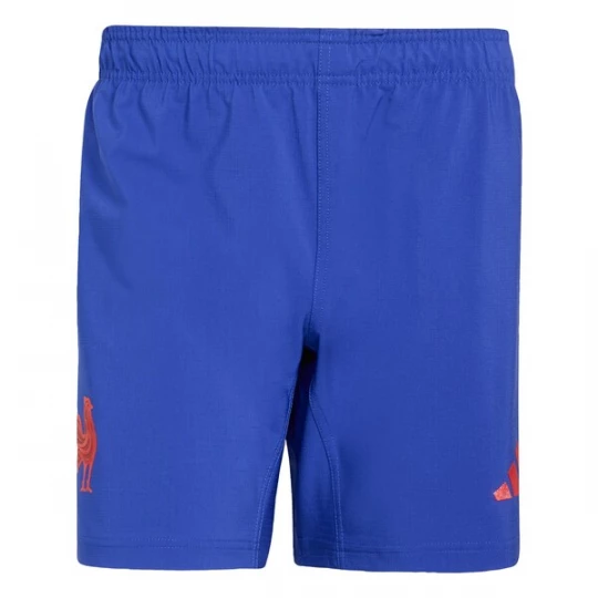 Foto van product ADIDAS PERFORMANCE Sportbroek 'Frankreich' kobaltblauw / donkerrood / wit