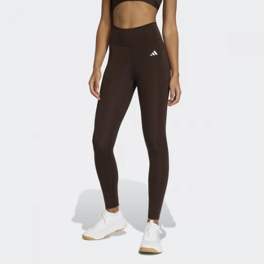 Foto van product ADIDAS PERFORMANCE Sportbroek 'Opt Ess' donkerbruin / wit