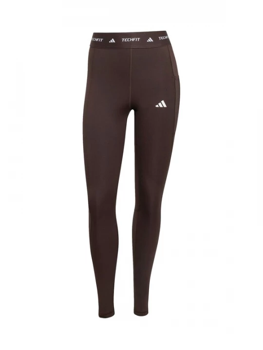 Foto van product ADIDAS PERFORMANCE Sportbroek 'Stash' donkerbruin / wit