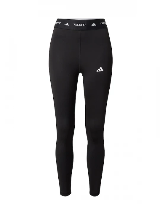 Foto van product ADIDAS PERFORMANCE Sportbroek 'TECHFIT 7 / 8' zwart / wit