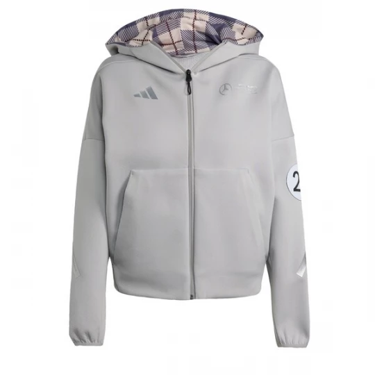 Foto van product ADIDAS PERFORMANCE Sportief sweatvest 'Mercedes - AMG Petronas Formula One Team' lichtgrijs