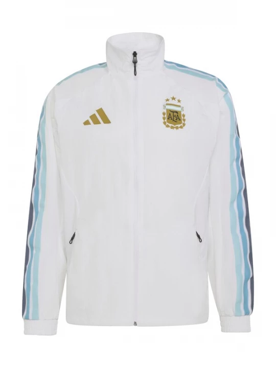Foto van product ADIDAS PERFORMANCE Sportjas 'Argentinien Anthem' azuur / lichtblauw / mosterd / wit