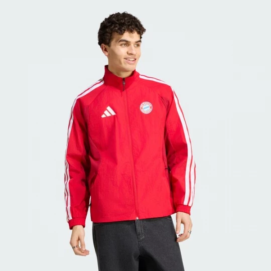 Foto van product ADIDAS PERFORMANCE Sportjas 'FC Bayern München Anthem' kersrood / wit