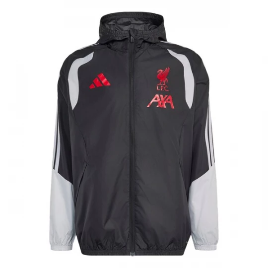 Foto van product ADIDAS PERFORMANCE Sportjas 'FC Liverpool 26 / 27 Tiro' lichtgrijs / rood / zwart