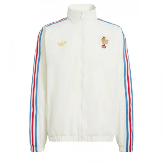 Foto van product ADIDAS PERFORMANCE Sportjas 'Frankreich Rugby 120 Years Crunch Anthem' blauw / rood / wit