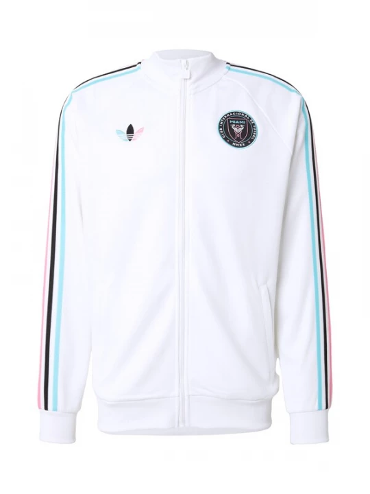 Foto van product ADIDAS PERFORMANCE Sportjas 'IMCF' aqua / rosa / zwart / wit