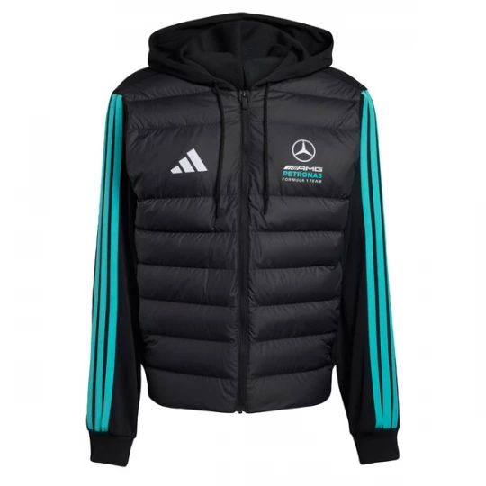 Foto van product ADIDAS PERFORMANCE Sportjas 'Mercedes-AMG Petronas Formula 1 Team' cyaan blauw / zwart / wit