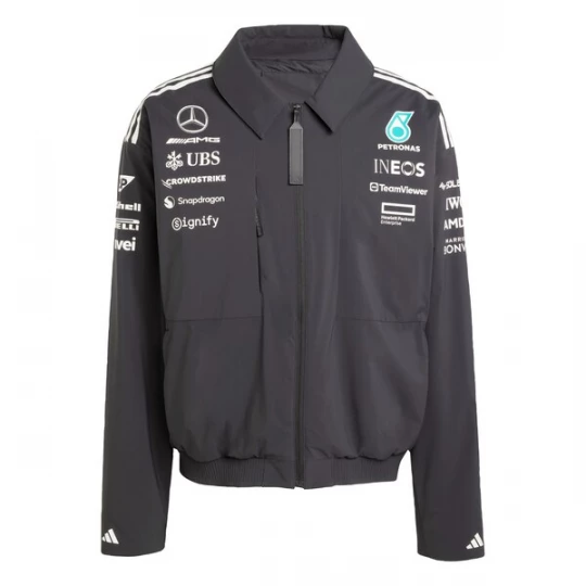 Foto van product ADIDAS PERFORMANCE Sportjas 'Mercedes - AMG Petronas Formula One Team' lichtblauw / zwart / wit
