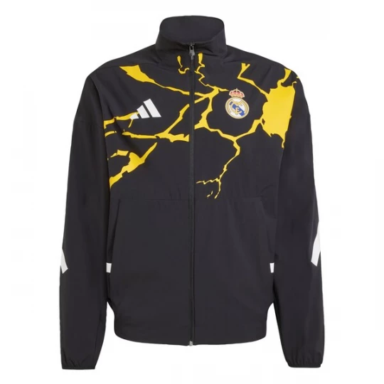 Foto van product ADIDAS PERFORMANCE Sportjas 'Real Madrid Avengers Z.N.E. Anthem' geel / zwart / wit