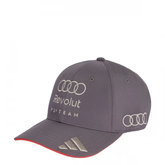 Foto van product ADIDAS PERFORMANCE Sportpet 'Audi Revolut F1 Team' taupe / stone grey / knalrood