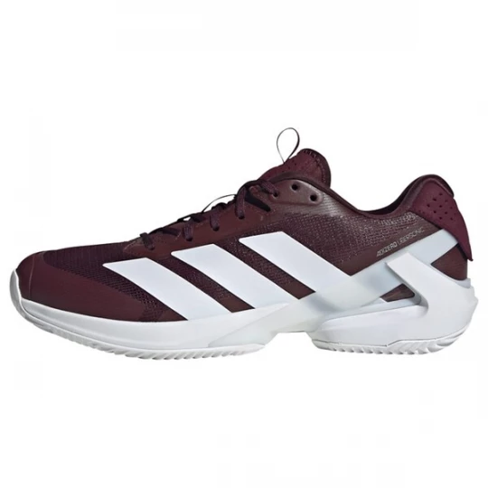 Foto van product ADIDAS PERFORMANCE Sportschoen 'Adizero Ubersonic 5 Clay' wijnrood / zilver / wit