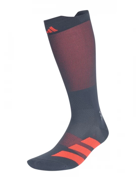 Foto van product ADIDAS PERFORMANCE Sportsokken 'Adizero' donkergrijs / oranjerood / wit