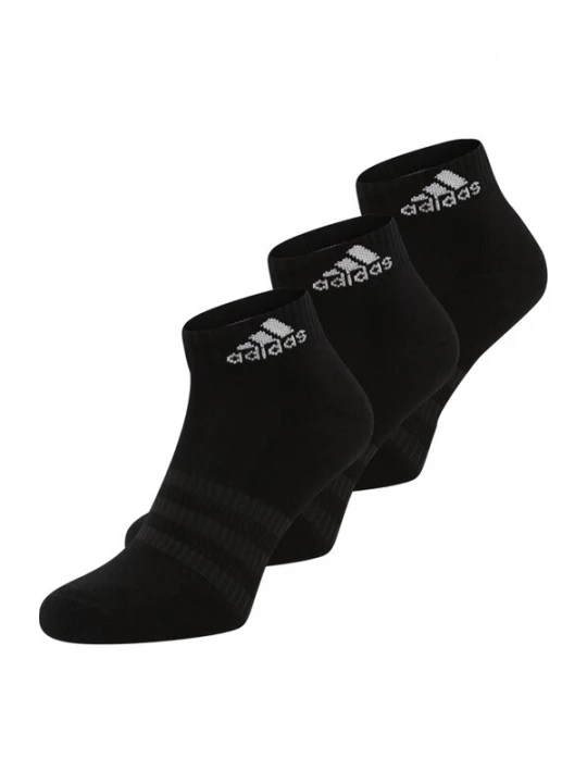 Foto van product ADIDAS PERFORMANCE Sportsokken 'Cushioned Sportswear Ankle 3 Pairs' zwart / wit