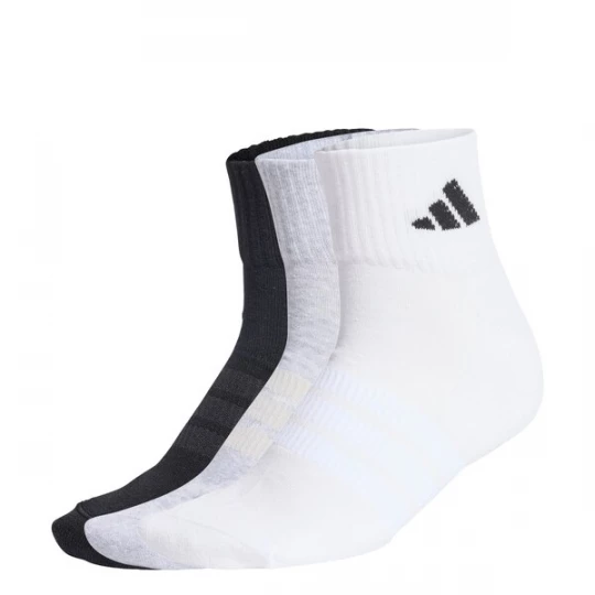Foto van product ADIDAS PERFORMANCE Sportsokken 'Ess' lichtgrijs / zwart / wit