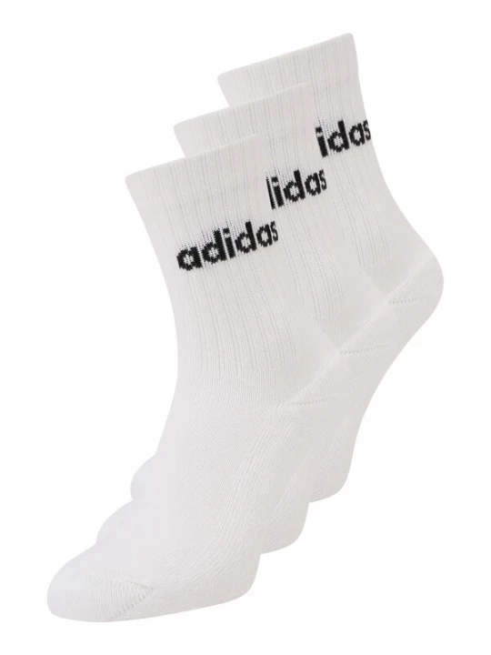 Foto van product ADIDAS PERFORMANCE Sportsokken 'Linear Crew Cushioned 3 Pairs' zwart / wit