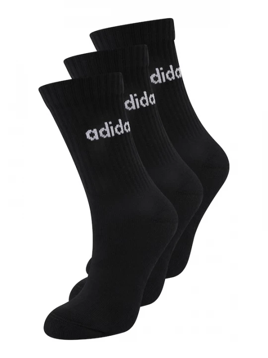 Foto van product ADIDAS PERFORMANCE Sportsokken 'Linear Crew Cushioned 3 Pairs' zwart / wit