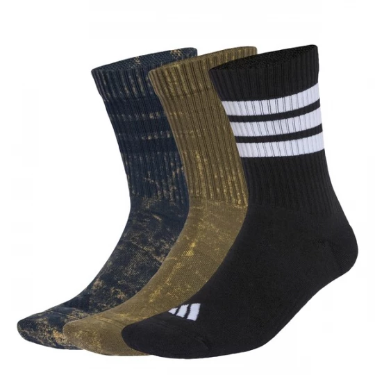 Foto van product ADIDAS PERFORMANCE Sportsokken 'Stonewash Crew 3 Pairs' marine / olijfgroen / zwart / wit