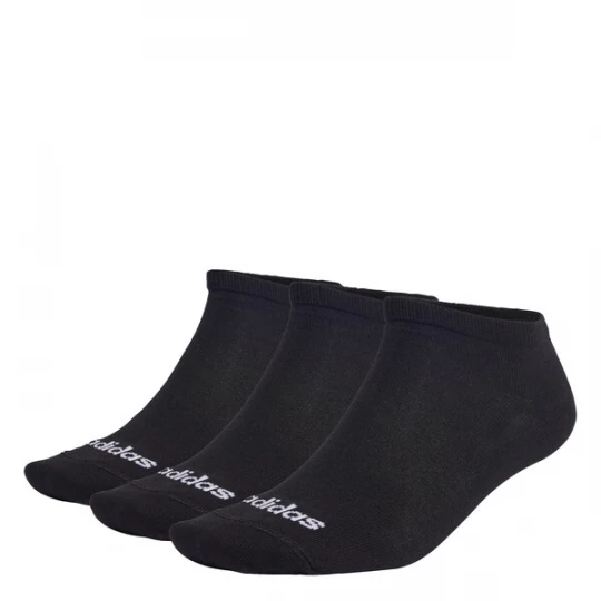 Foto van product ADIDAS PERFORMANCE Sportsokken 'Thin Linear Low-Cut 3 Pairs' zwart / wit