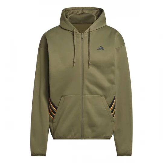 Foto van product ADIDAS PERFORMANCE Sportsweatvest 'Crazy Warm' olijfgroen / oranje / zwart