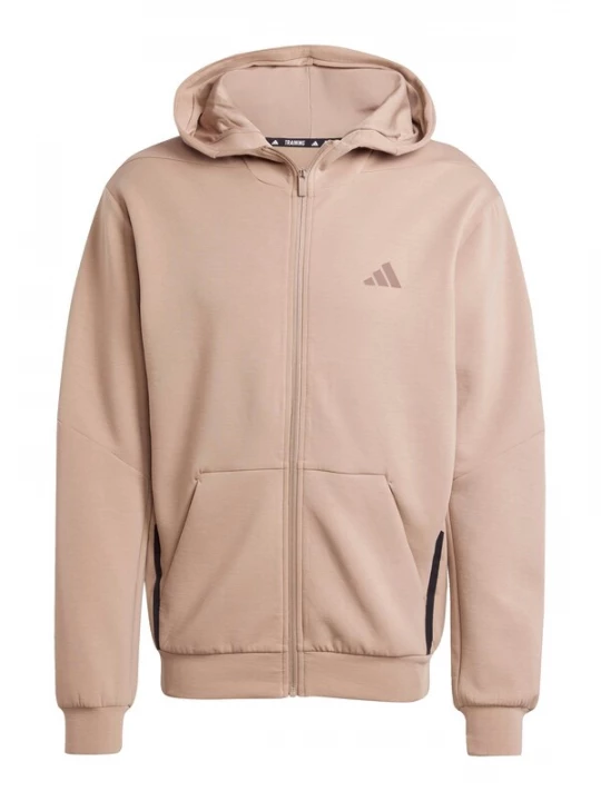 Foto van product ADIDAS PERFORMANCE Sportsweatvest 'Designed For Training' beige / donkerbeige / zwart