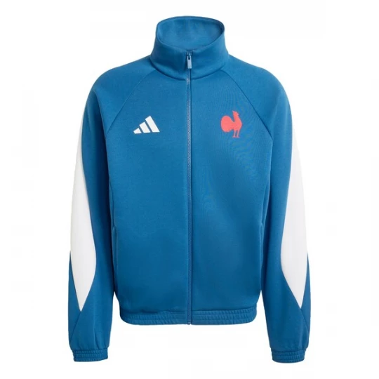 Foto van product ADIDAS PERFORMANCE Sportsweatvest 'FFR' cyaan blauw / lichtrood / wit