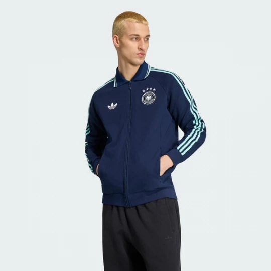 Foto van product ADIDAS PERFORMANCE Sportsweatvest 'Germany Away Anthem' navy / mintgroen / wit