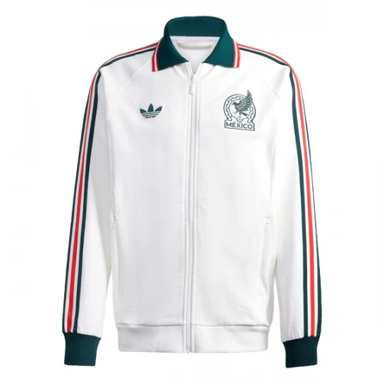 Foto van product ADIDAS PERFORMANCE Sportsweatvest 'Mexico Away Anthem' donkergroen / rood / wit