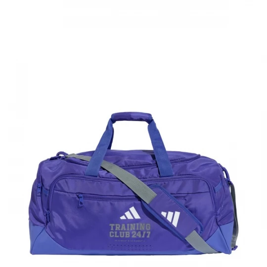 Foto van product ADIDAS PERFORMANCE Sporttas 'Defender' grijs / donkerlila / wit
