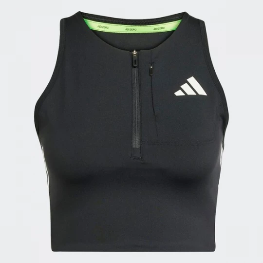 Foto van product ADIDAS PERFORMANCE Sporttop 'Adizero' zwart / offwhite