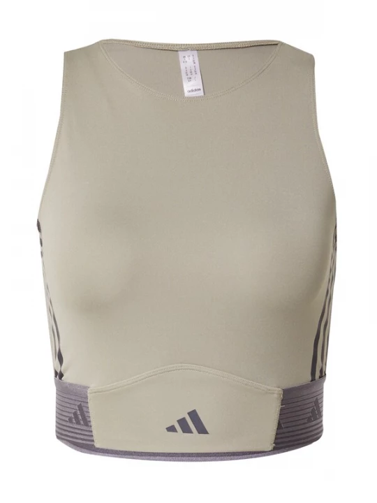 Foto van product ADIDAS PERFORMANCE Sporttop 'Hyperglam' grijs / antraciet / zilvergrijs / kaki