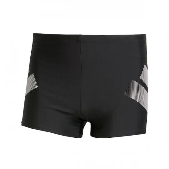 Foto van product ADIDAS PERFORMANCE Sportzwembroek 'Big Bars' grijs / zwart / wit
