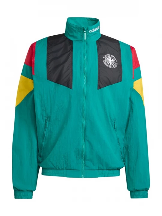 Foto van product ADIDAS PERFORMANCE Trainingsjack 'DFB EQT TT' geel / jade groen / rood / zwart