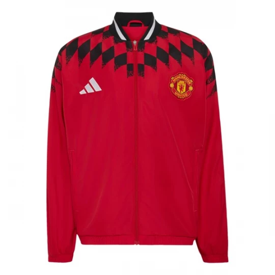 Foto van product ADIDAS PERFORMANCE Trainingsjack 'Manchester United Stadium' rood / zwart / wit