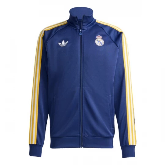 Foto van product ADIDAS PERFORMANCE Trainingsjack 'Real Madrid' donkerblauw / goudgeel / wit
