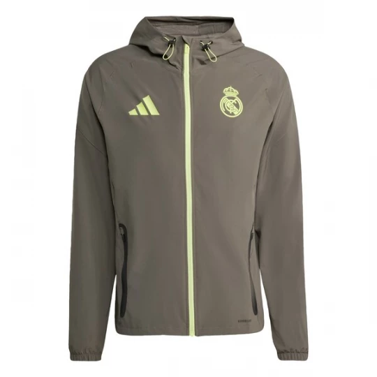 Foto van product ADIDAS PERFORMANCE Trainingsjack 'Real Madrid Tiro 25 Competition Vis' neongeel / aardetinten