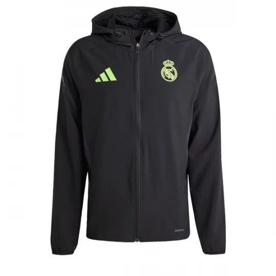 Foto van product ADIDAS PERFORMANCE Trainingsjack 'Real Madrid Tiro 25 Pro' lichtgroen / zwart