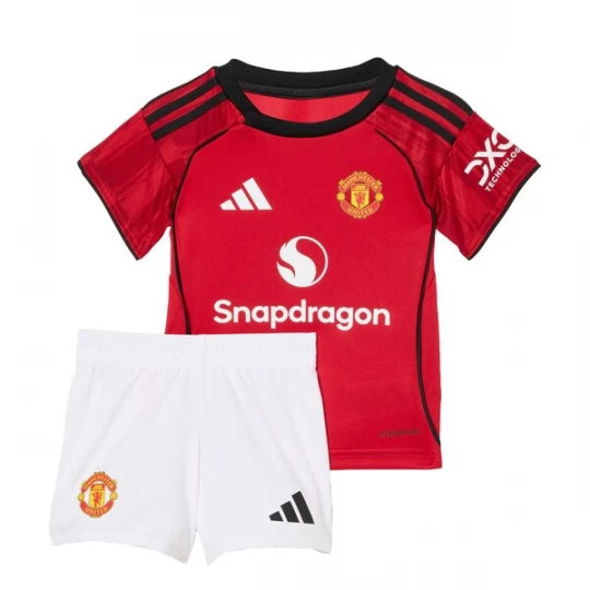 Foto van product ADIDAS PERFORMANCE Trainingspak 'Manchester United 25 / 26 Home Baby Kit' geel / rood / zwart / wit