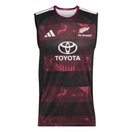 Foto van product ADIDAS PERFORMANCE Tricot 'All Blacks Südafrika-Tour' kastanjebruin / zwart / wit