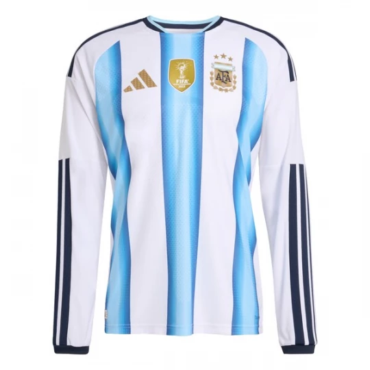 Foto van product ADIDAS PERFORMANCE Tricot 'Argentina 26 Home Authentic Long Sleeve' lichtblauw / mosterd / zwart / wit