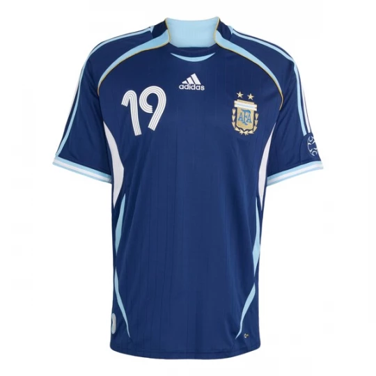 Foto van product ADIDAS PERFORMANCE Tricot 'Argentina Away 2006 Messi' lichtblauw / donkerblauw / wit