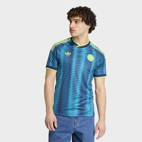 Foto van product ADIDAS PERFORMANCE Tricot 'Colombia 26 Away' navy / azuur / neongeel