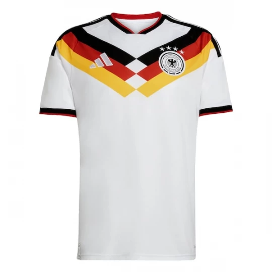 Foto van product ADIDAS PERFORMANCE Tricot 'Deutschland 26 Home' curry / donkerrood / zwart / wit