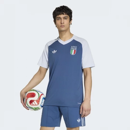 Foto van product ADIDAS PERFORMANCE Tricot 'Italy 26 Away Pre-Match' donkerblauw / groen / rood / wit