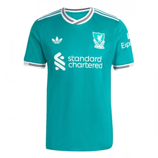 Foto van product ADIDAS PERFORMANCE Tricot 'Liverpool FC 25 / 26 Authentic' turquoise / wit