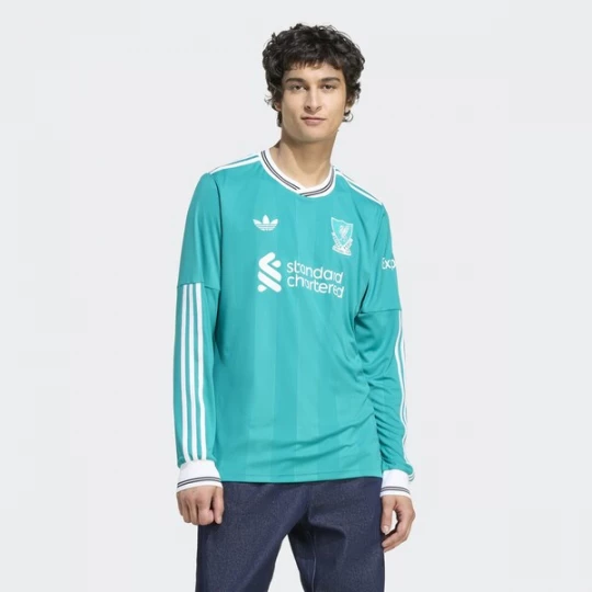 Foto van product ADIDAS PERFORMANCE Tricot 'Liverpool FC 25 / 26' turquoise / wit