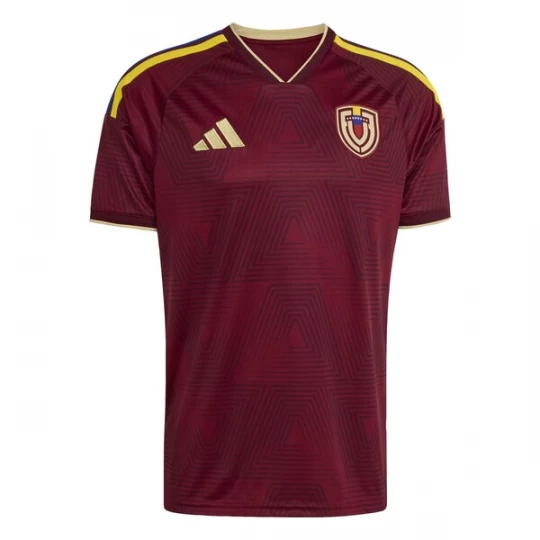 Foto van product ADIDAS PERFORMANCE Tricot 'Venezuela 26 Home' donkerbeige / blauw / geel / wijnrood