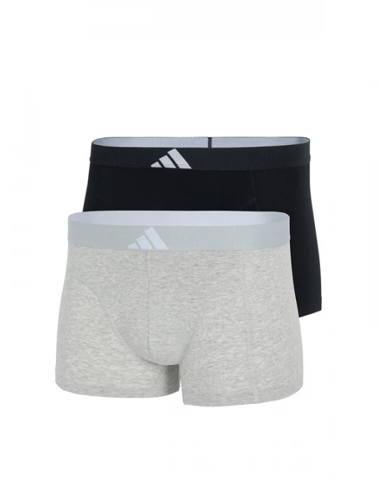 Foto van product ADIDAS SPORTSWEAR Boxershorts ' Active Flex Cotton Body ' grijs gemêleerd / zwart