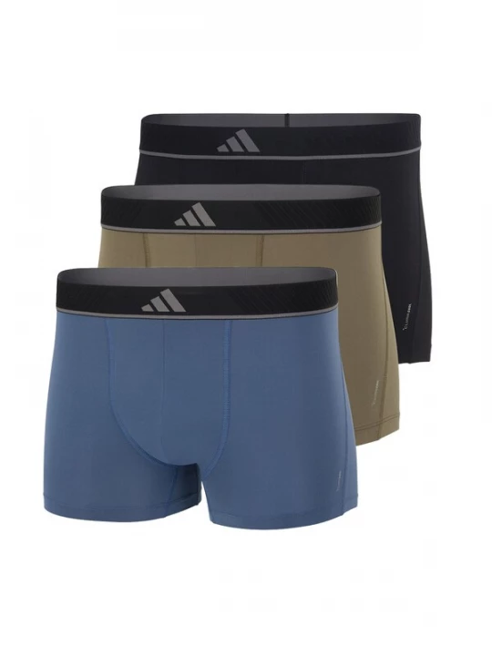 Foto van product ADIDAS SPORTSWEAR Boxershorts ' Active Micro Flex Eco ' donkerbeige / blauw / zwart